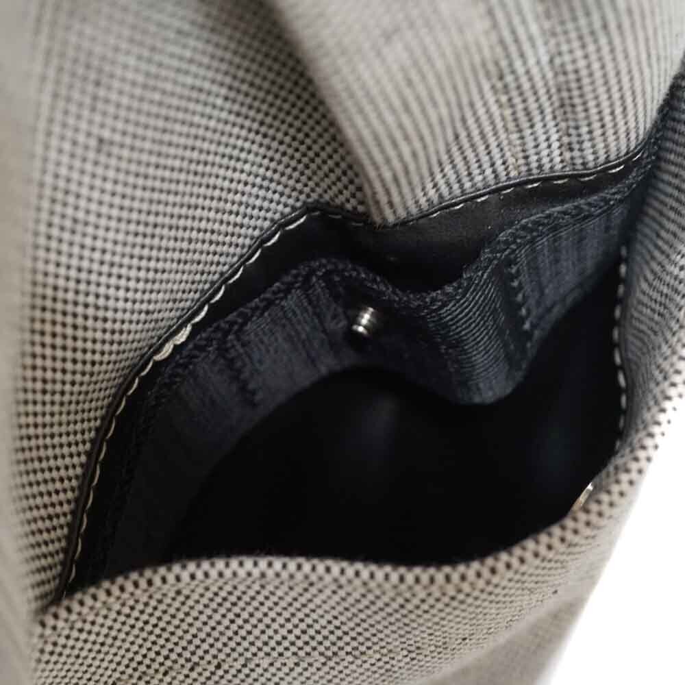 BURBERRY Backpack Rucksack Daypack Bag Rucksack Canvas Gray Black - Picture 6 of 11